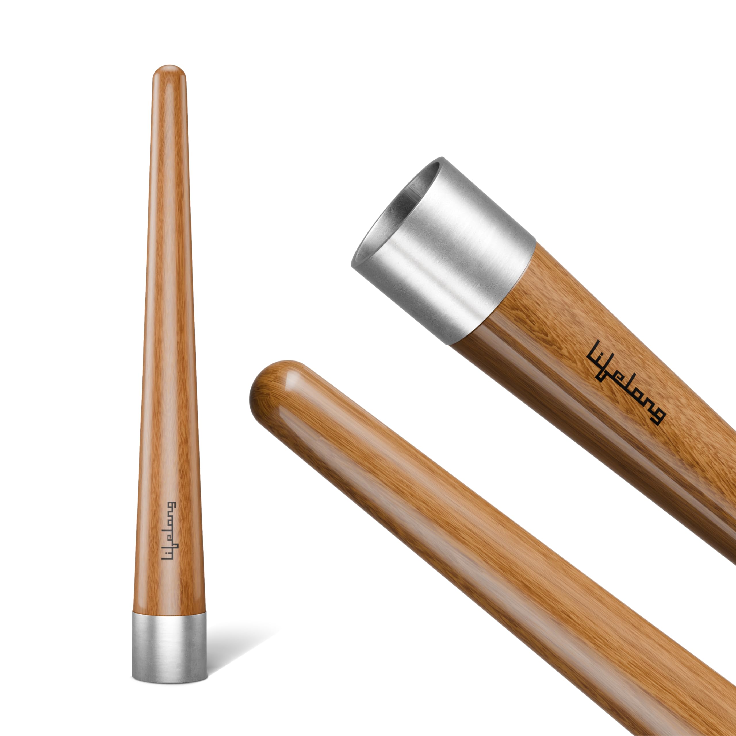 Lifelong Grip Cone for Cricket Bats - Pack of 1 | Ergonomic Wooden Grip | Universal Fit for All Standard Bat Sizes | Easy to Use Grip Application Tool | Comfortable Handle