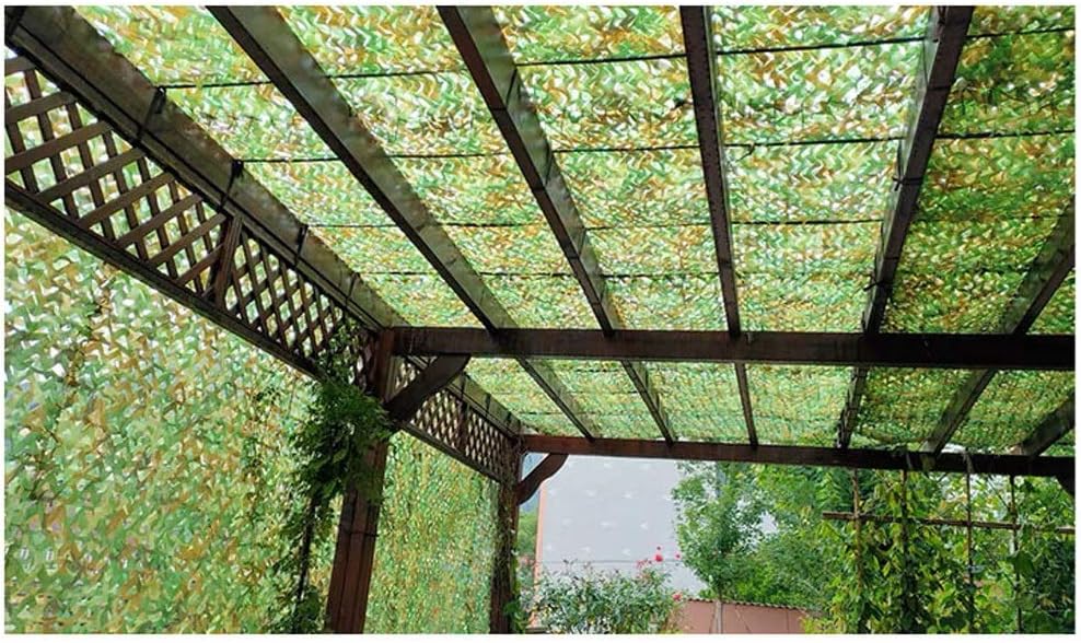 Camo Netting with Mesh Backing, Woodland Camouflage Netting Kids Party Decoration Sunshade Net Outdoor Camping Military Hunting Blinds Cover for Truck Easy to Install