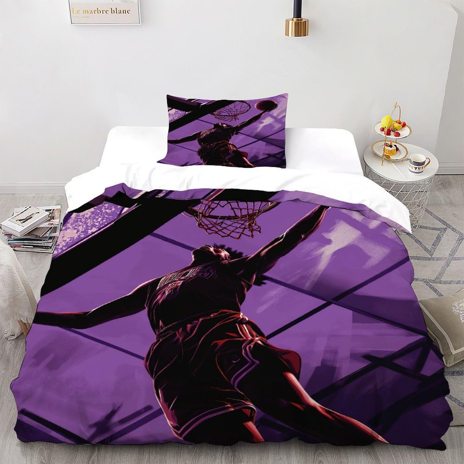 Housse de couette Slam Dunk de qualité supérieure en microfibre douce pour adulte