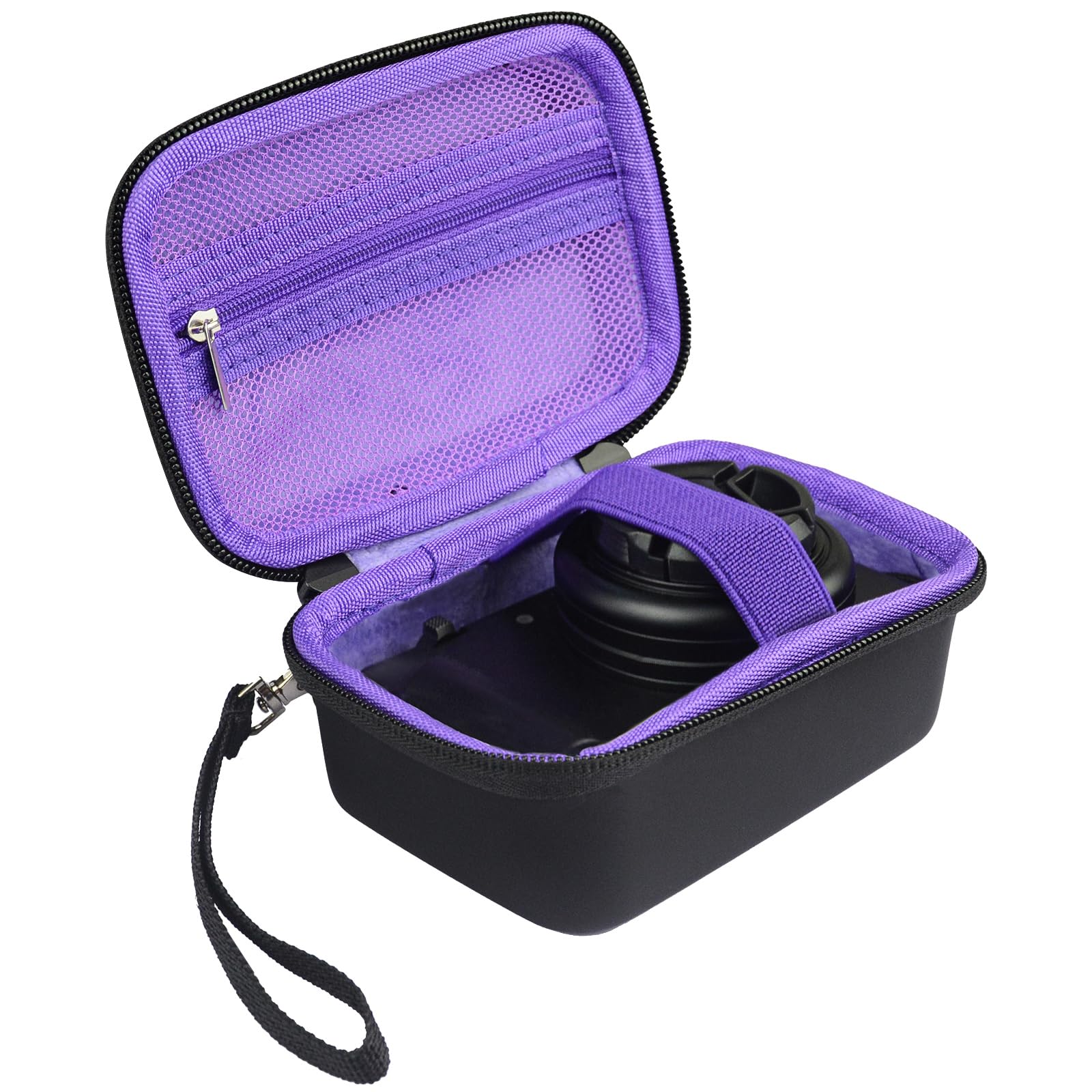 Hard Travel Storage Bag for Sony ZV-1 and ZV-1F and ZV-1 II Digital Camera, 4K Video Streaming Camera Organiser Holder, Mesh Bag Fits Battery Charger Memory Card