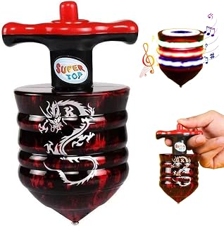 Spinning Top Light Up Spinning Tops with Music 35 Seconds Rotating for Kids Birthday Party