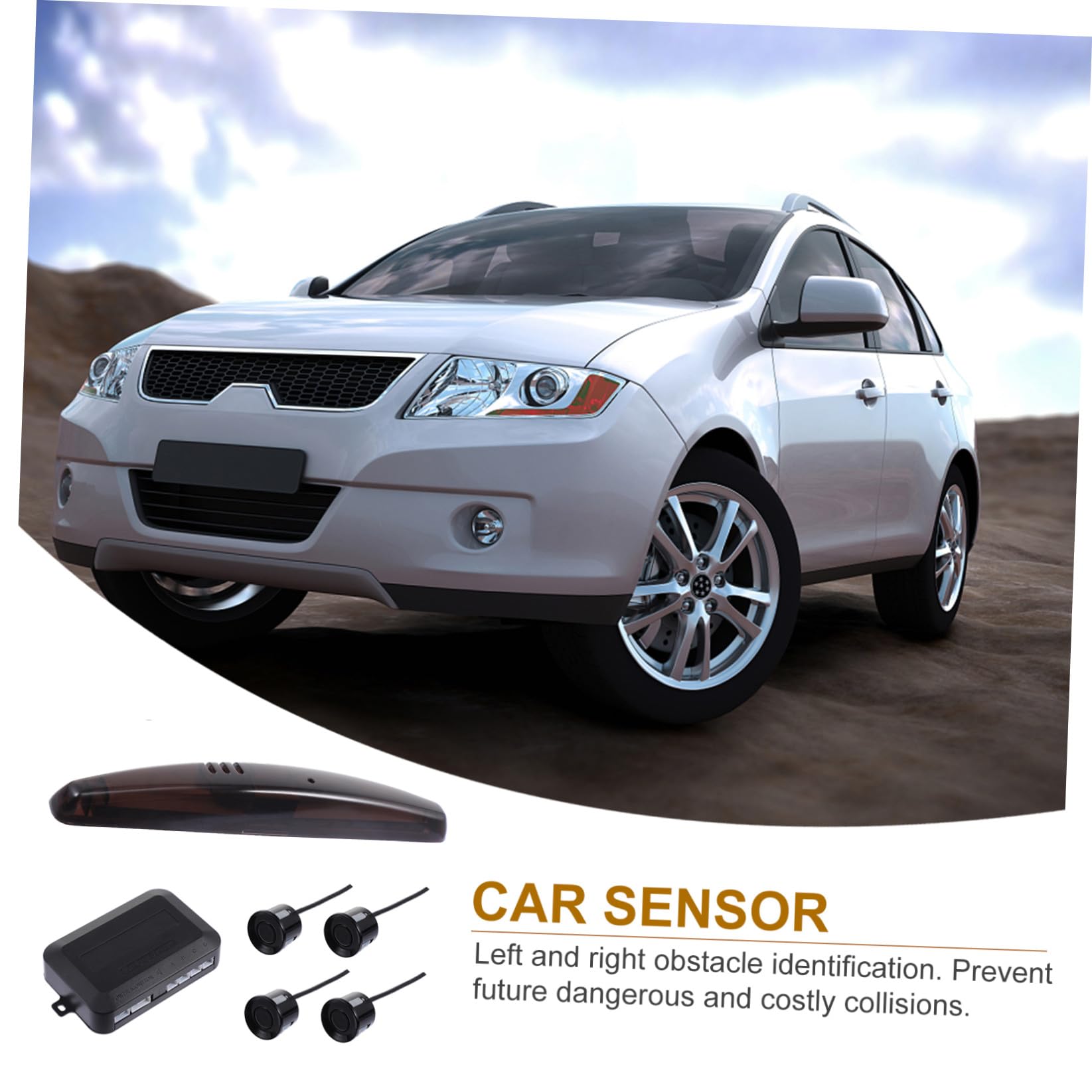 Mikinona Sensor De Aparcamiento Led para Coche Sistema De Sensor De Incluye Aviso De para Estacionamiento Garaje o Aparcamiento Ciudad