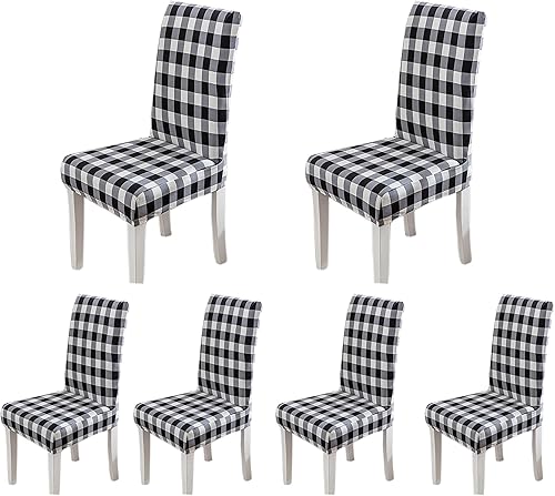 Miniatura 10 de SoulFeel -Paquete de 46 fundas protectoras extraíbles de elastano para silla de comedor, muy ajustables, elásticas, para sillas de banquete para
