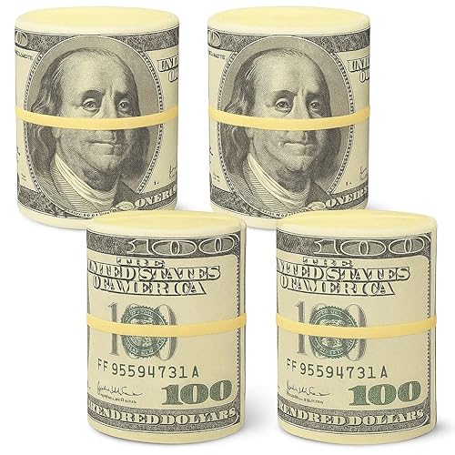 ArtCreativity Squeeze Money Stress Relief Toys, Set of 4, Slow