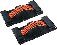 Vista 21 de Savadicar 2 x Asas de Agarre para Barra Antivuelco Manijas de Agarre para Jeep Wrangler YJ TJ JK JL y Gladiator JT 1987-2023, UTV, ATV, Accesorios