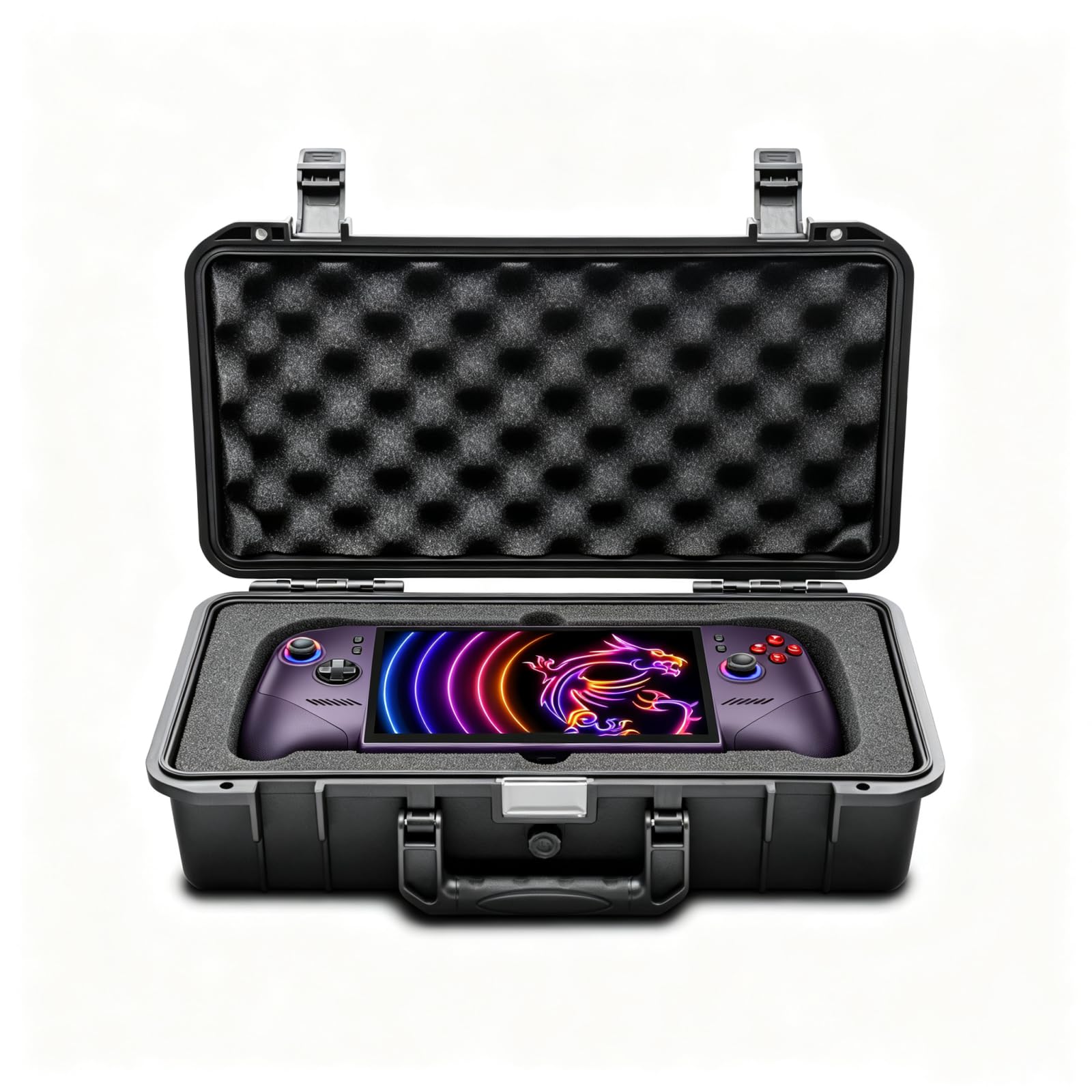 SAMTN Estuche de Transporte para msi Claw 8 EX AI +, Organizador de Bolsa de Viaje de Consola de Juegos, Caja de Almacenamiento de Concha Dura a Prueba de choques