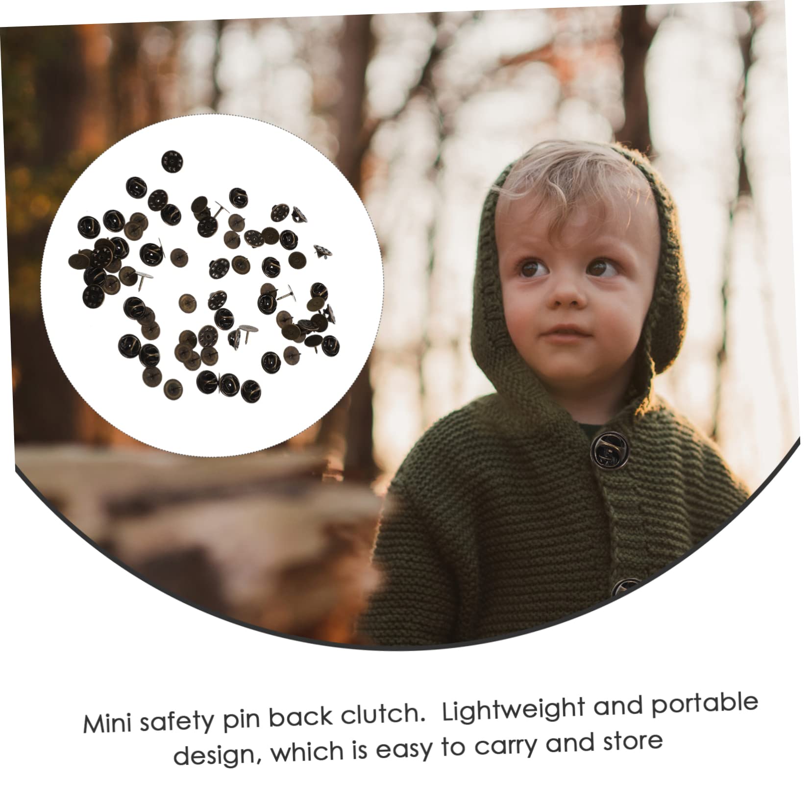 10/20/30 Pezzi Spilla Di Bloccaggio Schienali Custodi In Metallo Fissaggio Disti