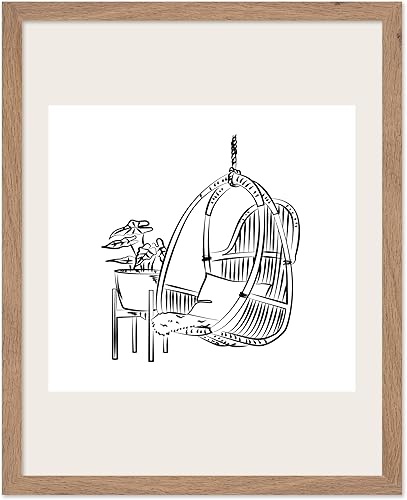 Miniatura 145 de Poster Master Póster de peonías – Estampado de flores retro – Ilustración floral – Ilustración en blanco y negro – Diseño de línea y abstracto –