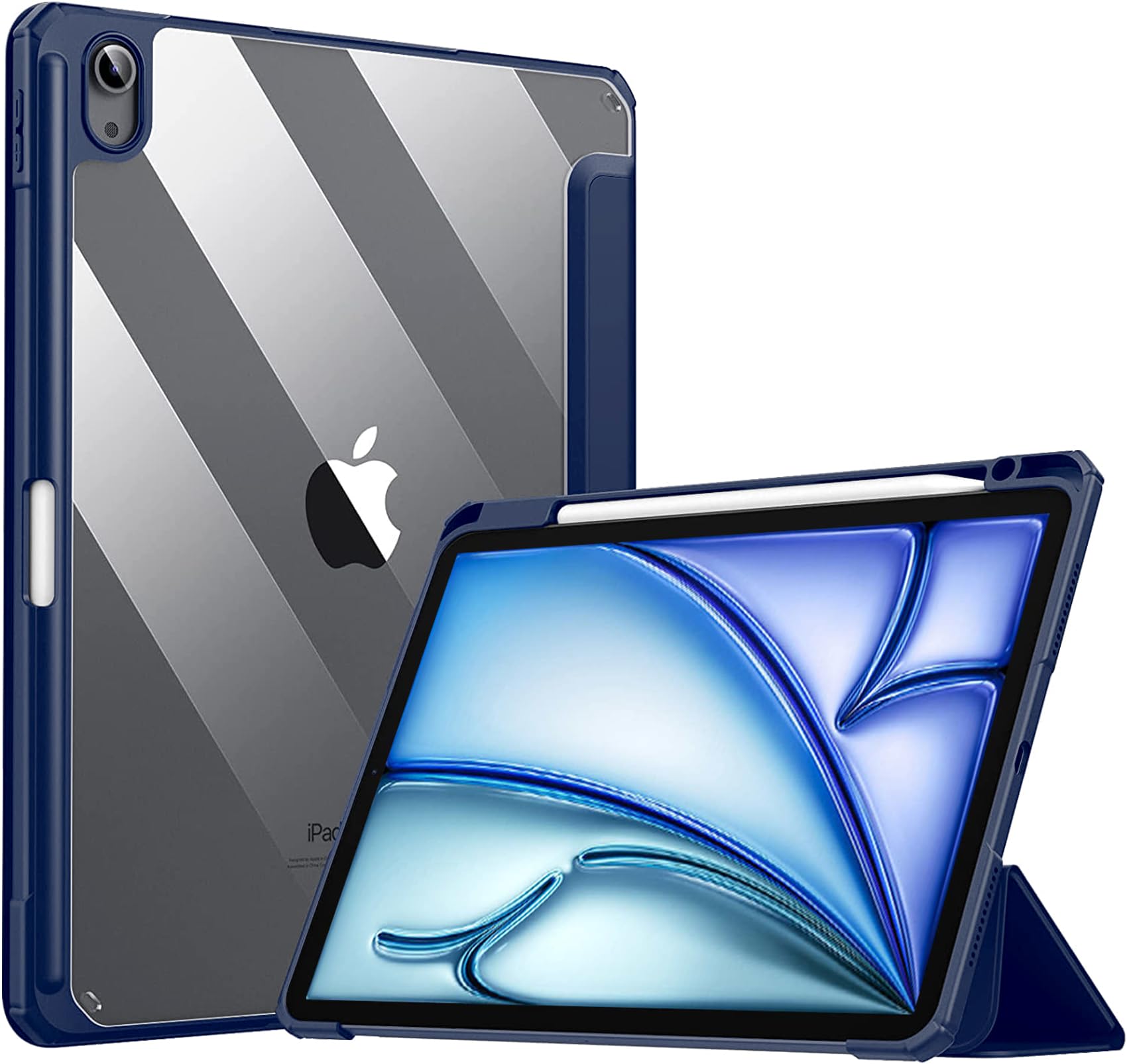 Robustrion Case Cover for iPad Air 11 Inch Cover M4 / M3 / M2 / iPad Air 5th Generation/Air 4th Gen Hybrid Case with [Pencil Holder] for iPad Air 11 inch M4 / M3 / M2 / Air 4th 5th Gen - Lavender — Amazon image 8