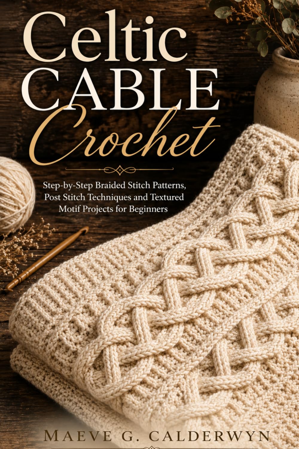 Celtic Cable Crochet: Step-by-Step Braided Stitch Patterns, Post Stitch Techniques and Textured Motif Projects for Beginners