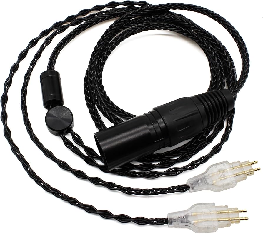 Amazon | Youkamoo 4ピン XLR バランス交換アップグレードケーブル