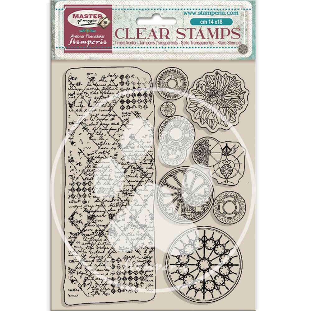 Timbro Acrilico Stamperia Per Scrapbooking - Design Master Of Magic - Foto 11