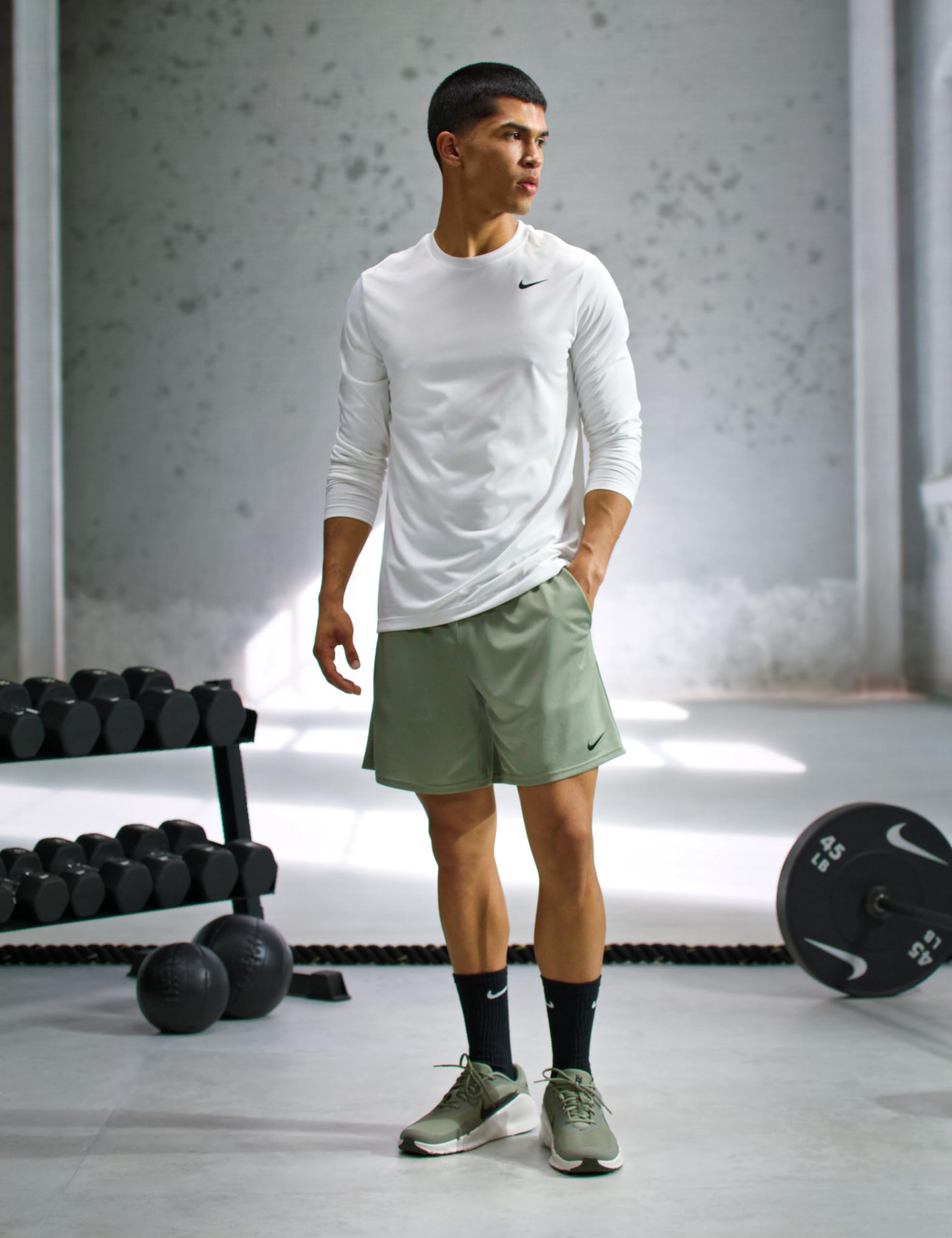 Nike Herren Shorts M Nk Df Flex 7in Short K