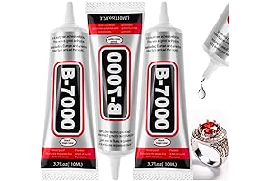 B-7000 Clear Glue for Rhinestones, Multipurpose Super Adhesive for Crafting and Repairs