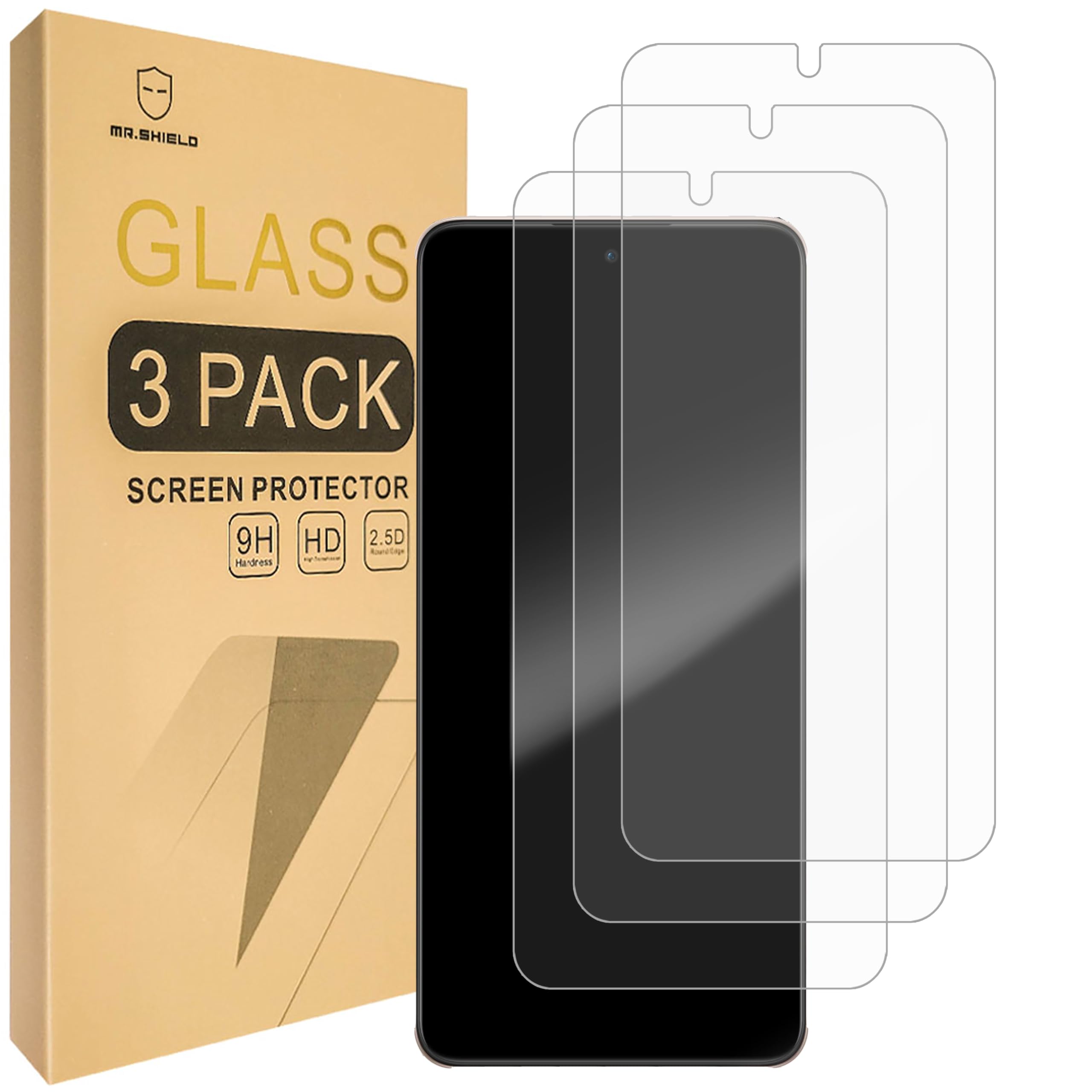 Screen Protector compatible with OPPO Reno 12 F 5G/4G [Not For Reno 12] / F27 5G [Tempered Glass] [3-PACK] [Japan Glass with 9H Hardness]