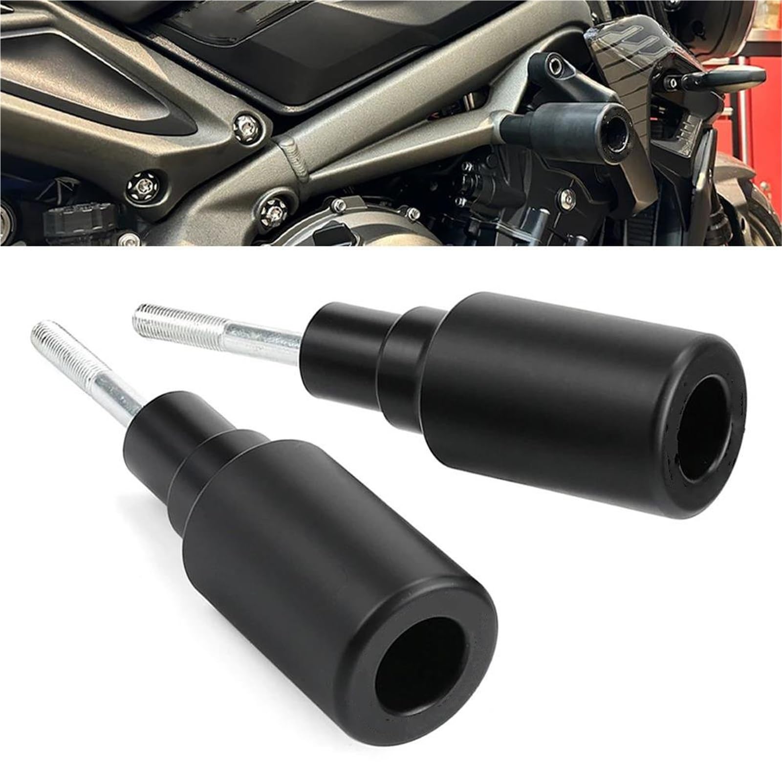 Motorrad Sturzpads Rahmen Schieber Für Straße Für Triple 765R 765S 765RS Rahmen Verkleidung Protector Crash Slider Motorrad Motor Pad Fallen Schutz