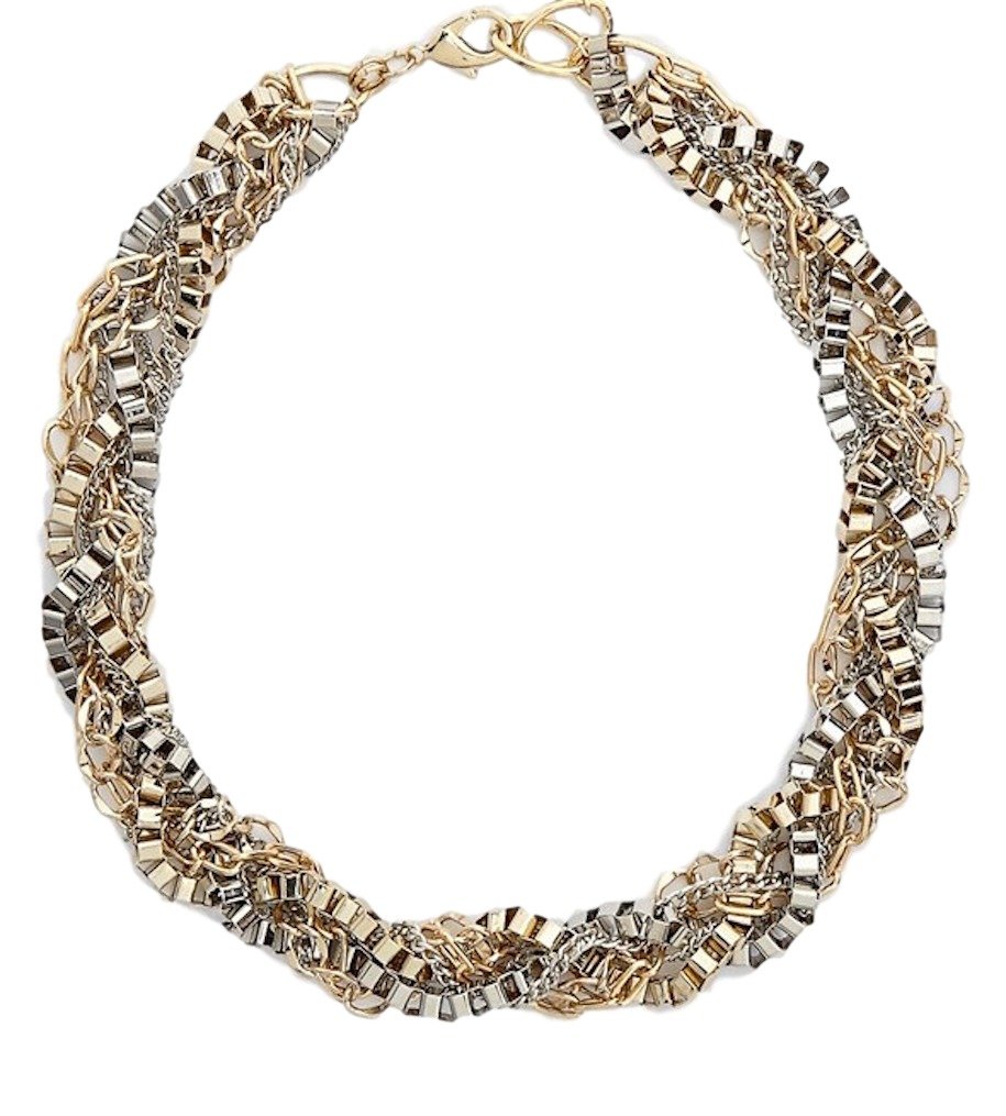 Bonnie Jonas NYC Mixed Chain Statement Necklace