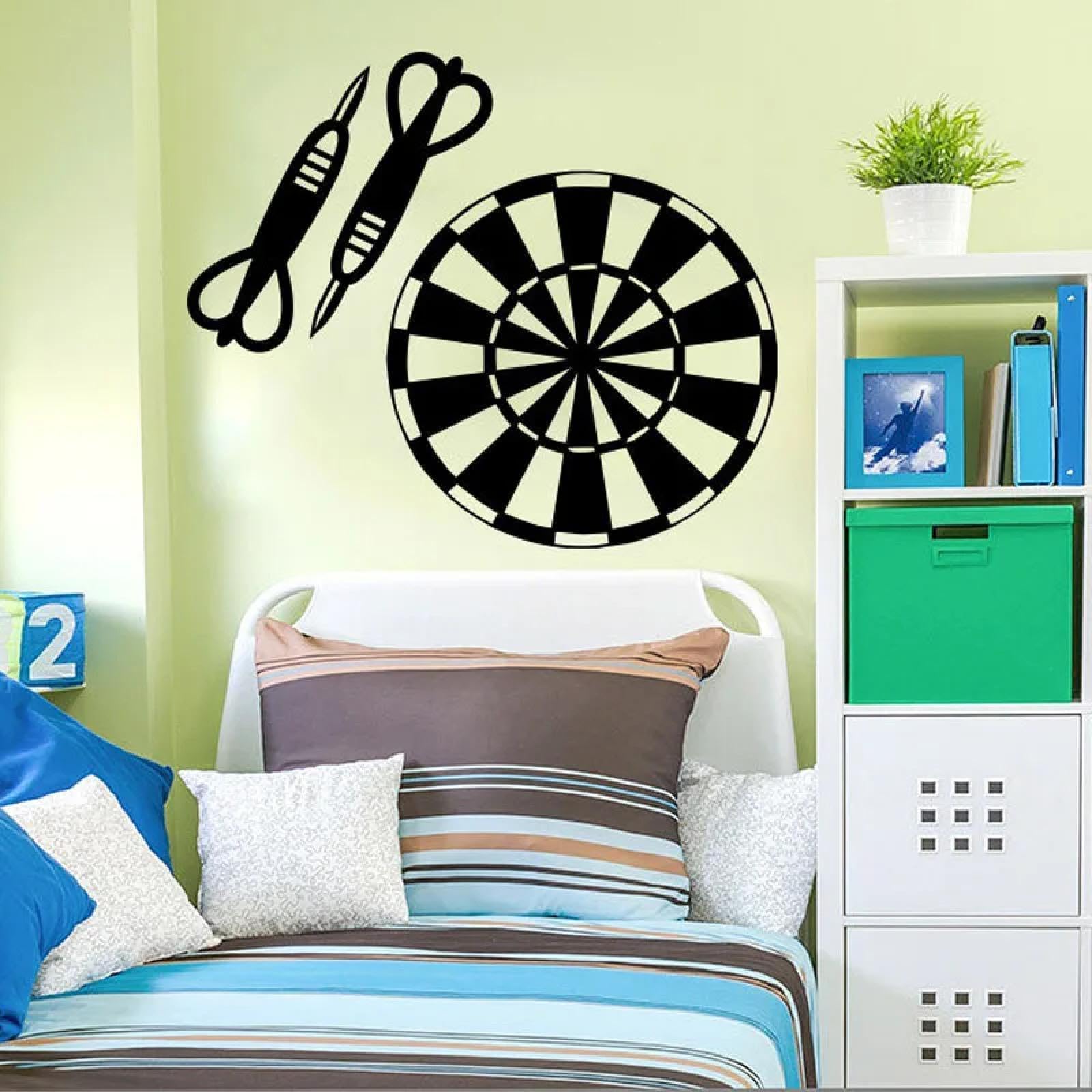 YOUOUSI Target Dart wall Decals for Children's Rooms, Boys' bedrooms, Nursery wall Art, Vinyl Home Decor