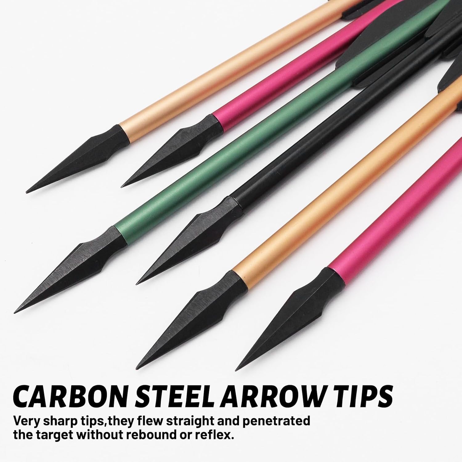 oubert 6/12/24Pcs 6.3inch Mini Crossbow Bolts Aluminium Shaft Pistol Crossbow Bolts with Sharp Tip Mini Crossbow Arrows for 50-80lbs Crossbow Archery Pistol Hunting Fishing