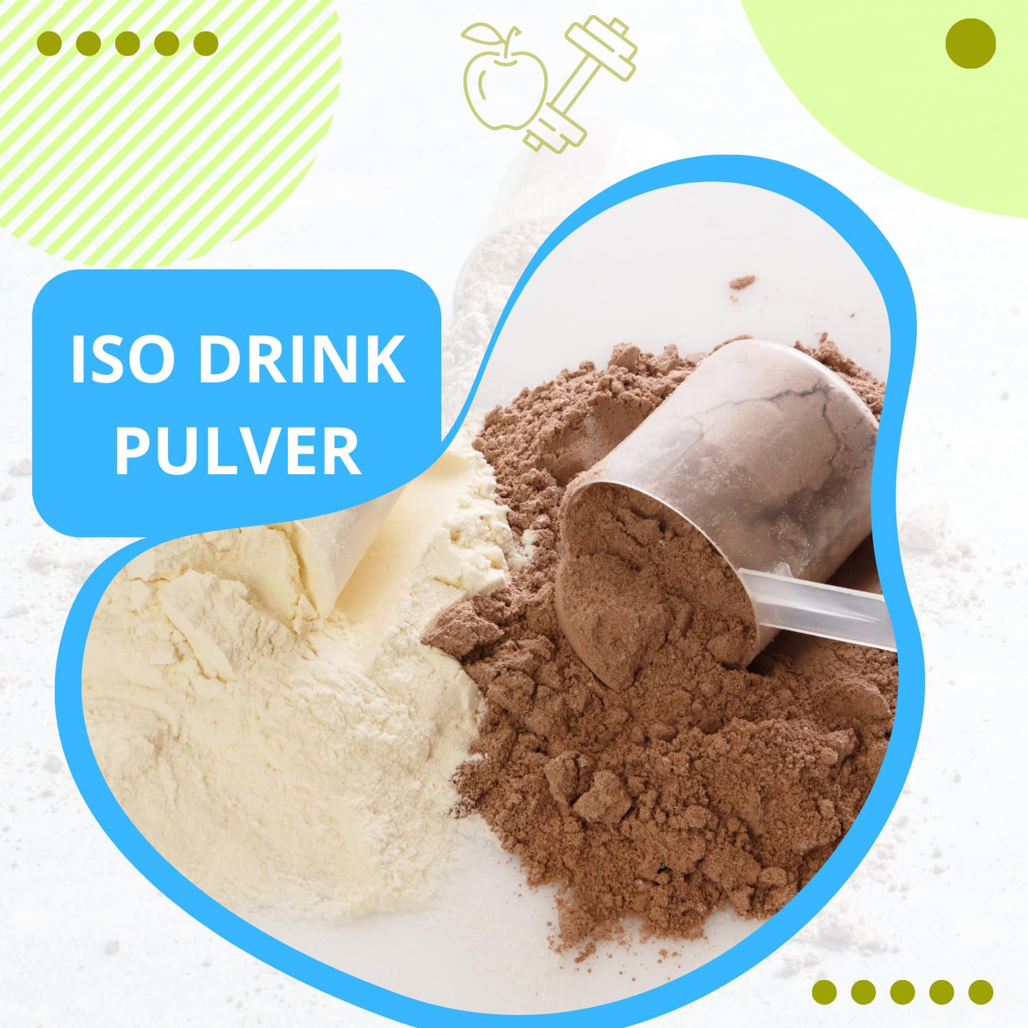 Zitrone Getränk isotonisch Iso Drink Pulver, Elektrolytgetränk, L-Carnitin, Nahrungsergänzungsmittel, für Sportler geeignet, Geschmacksintensiv (10 Kg)