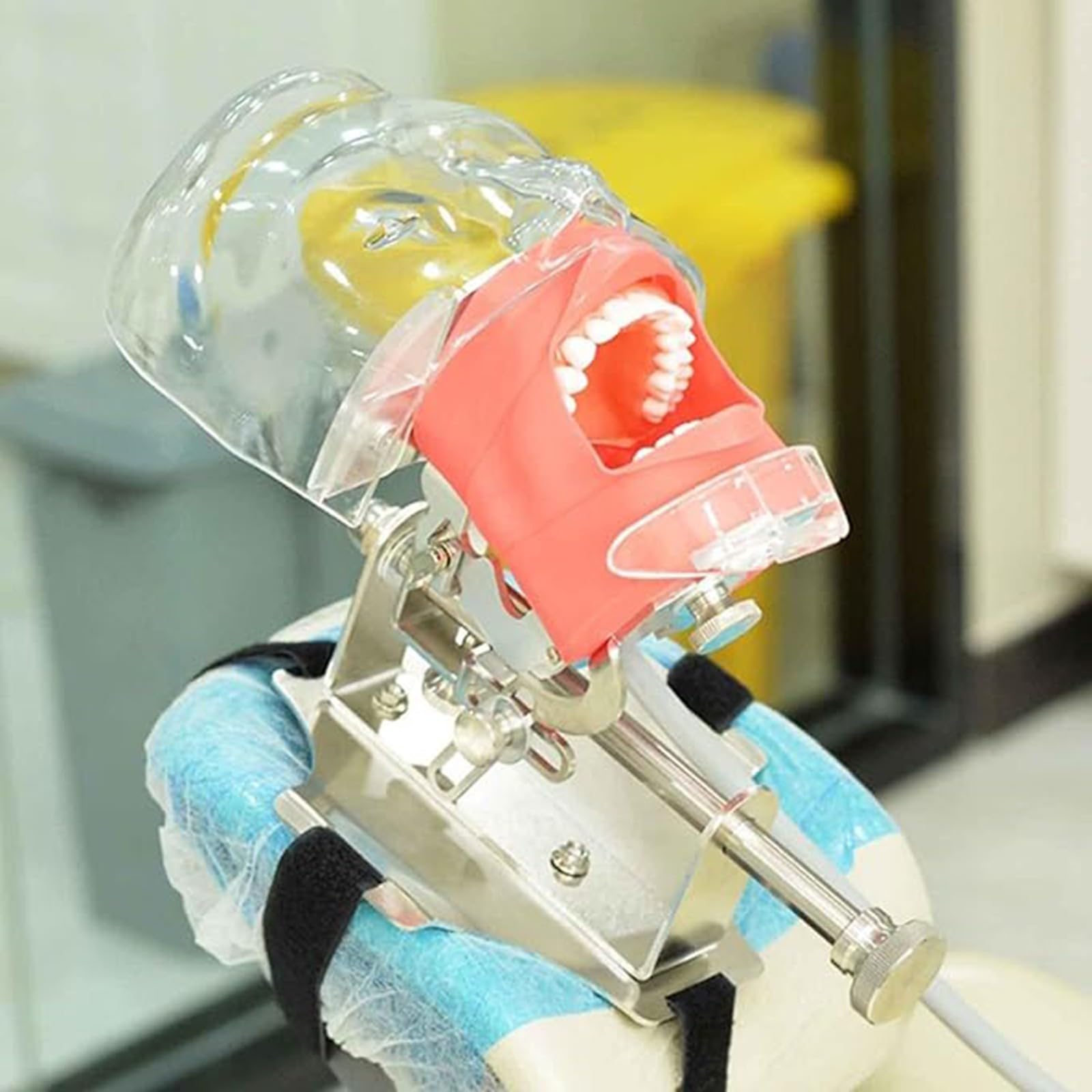 Modello di testa di manichino per simulatore dentale orale Modello di testa di manichino per dentisti e assistenti dentali Dimostrazione pratica A