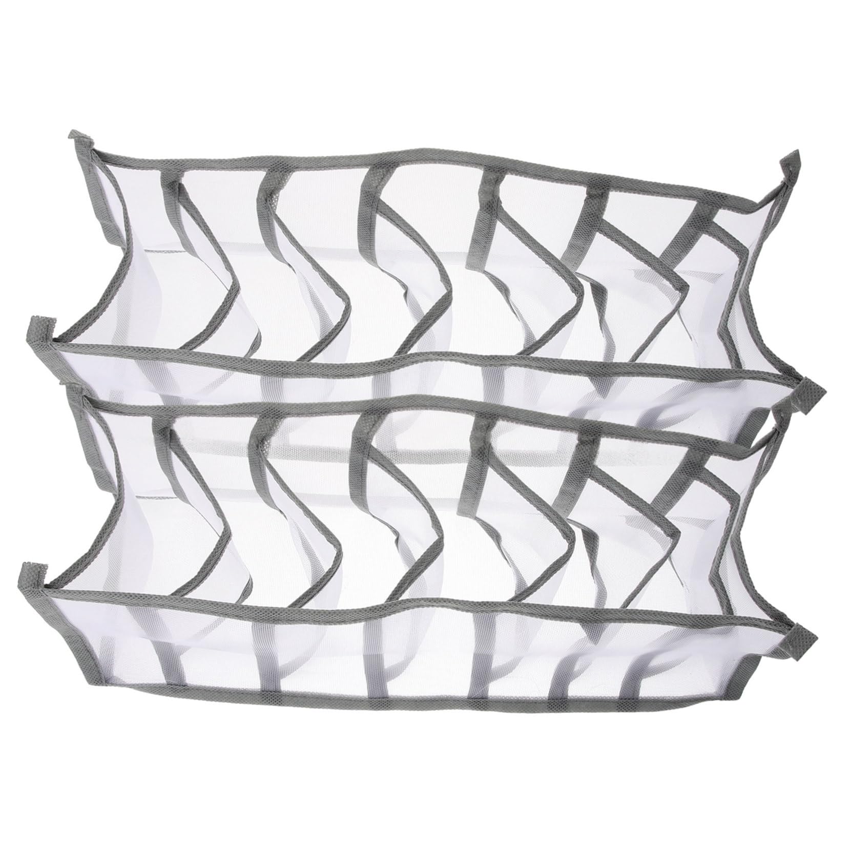 2piezas Cajas Organizadoras De Ropa Divisores Organizadores De Armarios Plegables Para Camisetas y Accesorios Almacenamiento