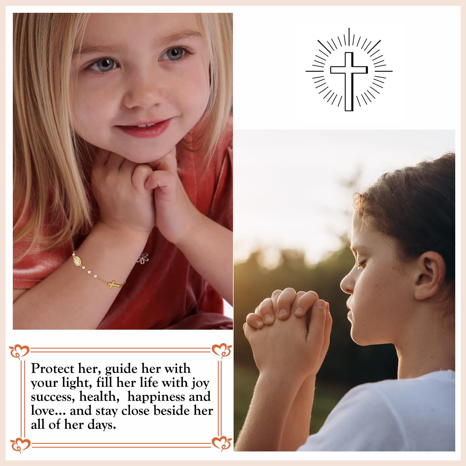 Snapklik.com : Catholic Confirmation Gifts For Teen Girls Women, 14K ...