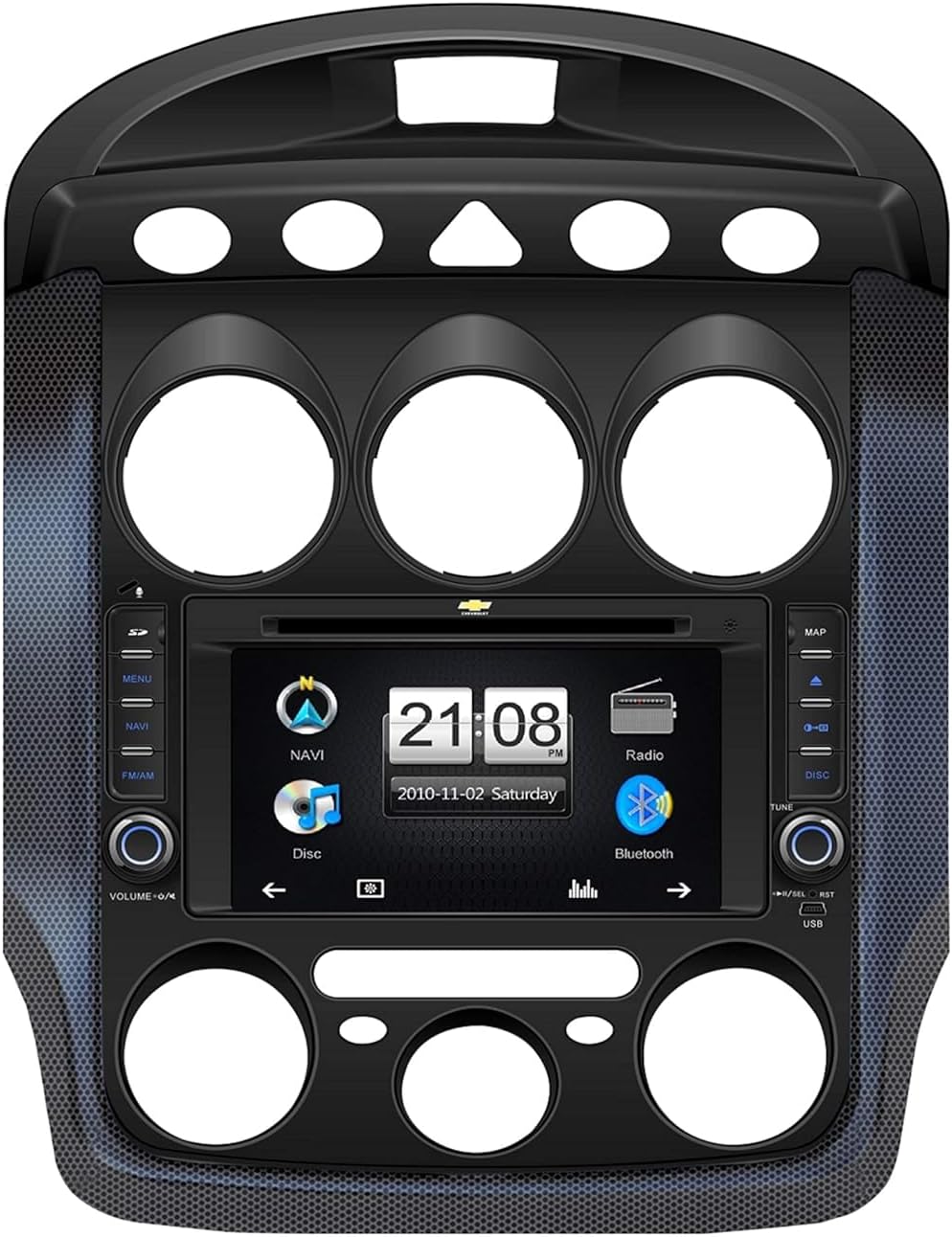 Mega Audio MAOE954 7" Original Fitting Integrated System for Chevrolet Enjoy