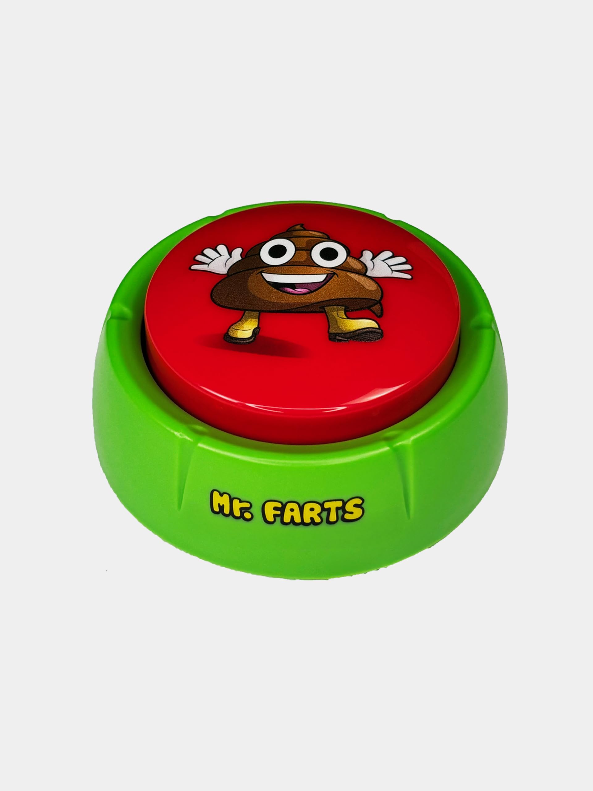 Mr. Farts Button, 101 Hilarious Fart Sounds, Funny Prank Toy & Joke Gift for Kids & Adults, Fart Noise Machine, Gag Button