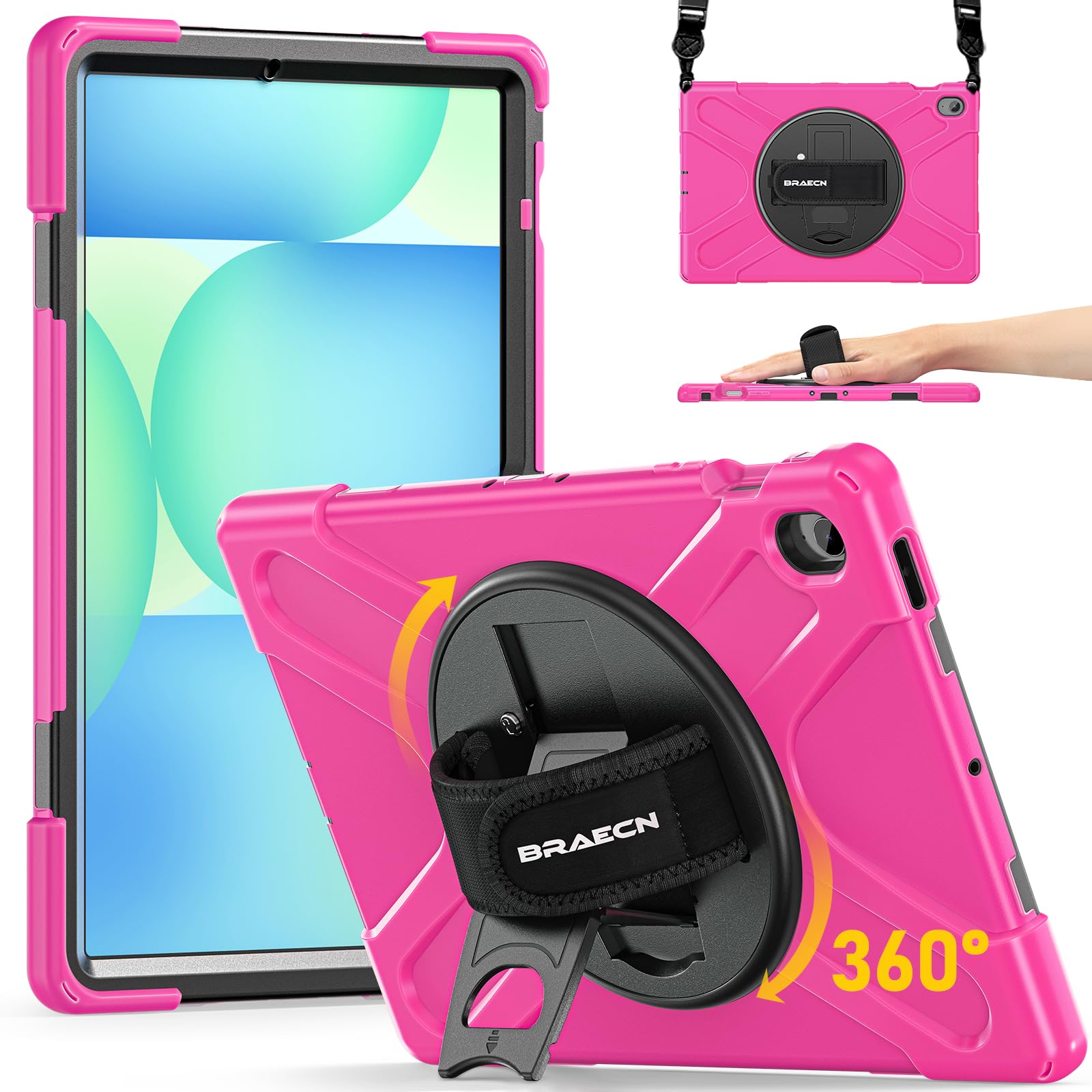 BRAECN Case for Galaxy Tab S10 FE+ Plus: Samsung Galaxy tab s10 fe+ 13.1"
