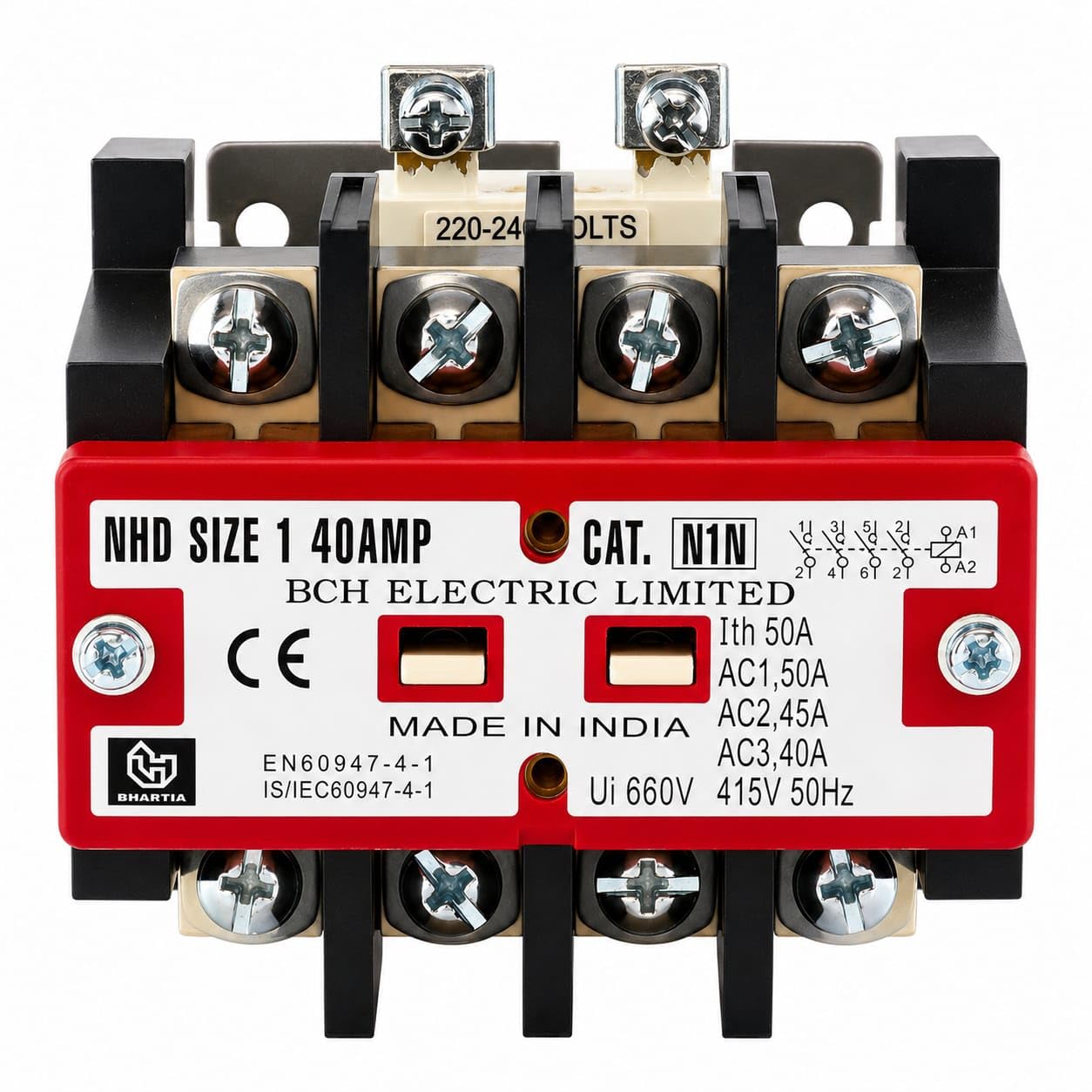 (40 amp) BCH Contactors For Steam Boiler Heavy Duty Contactor Circuit Breakers Electrical Equipment-image-48