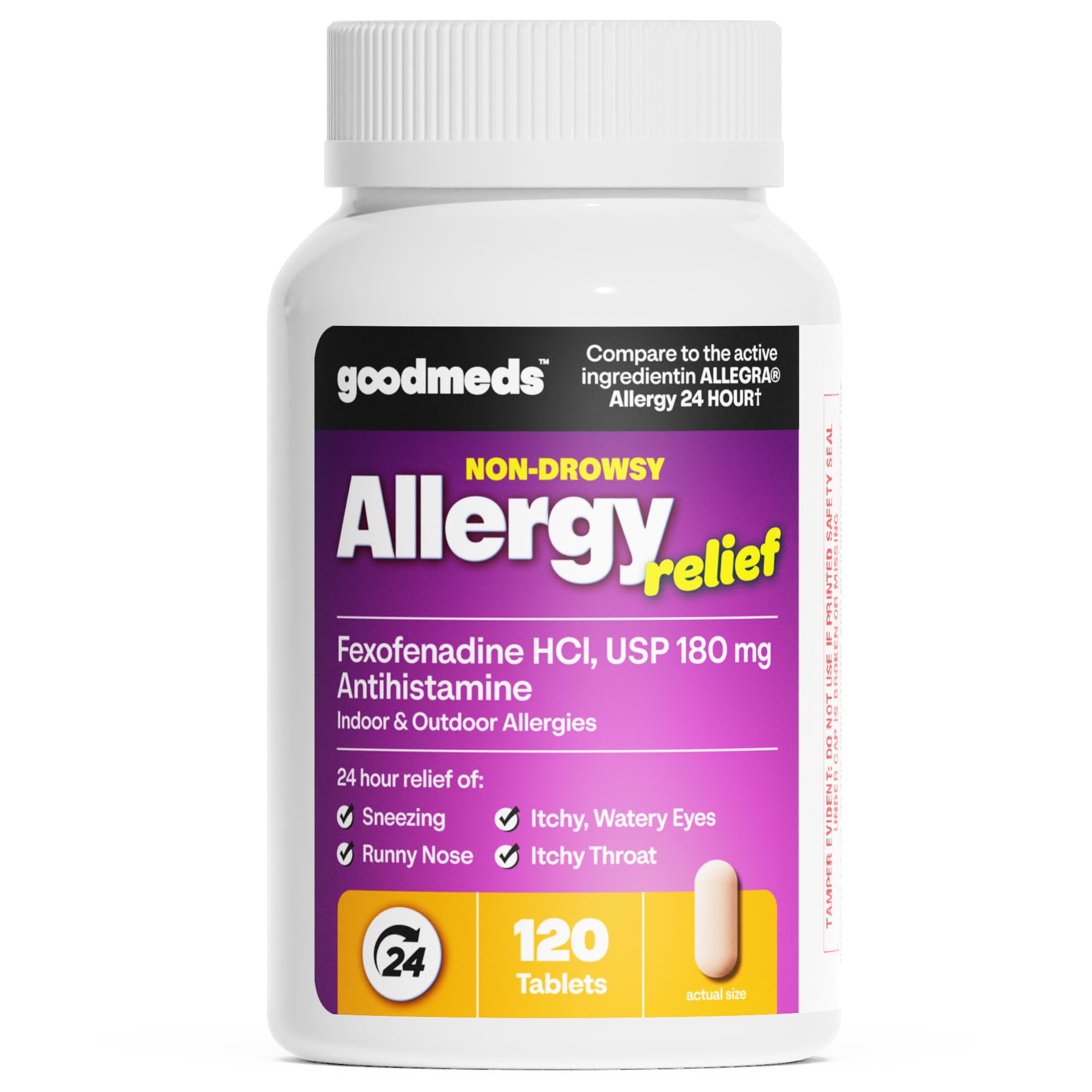 ValuMeds GoodMeds Fexofenadine HCl 180mg