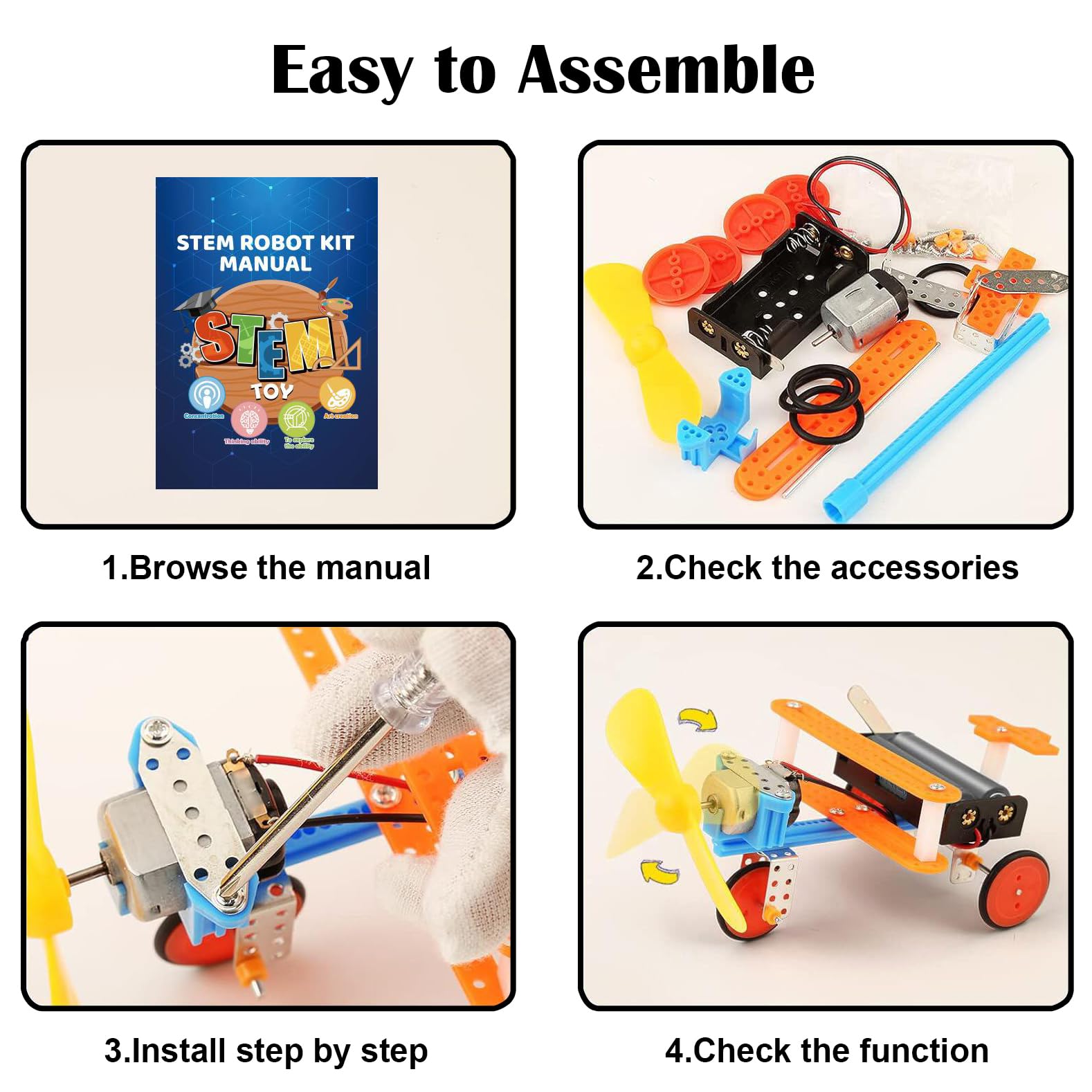 Robótica para niños de 8 a 12 años, 6 a 8 años, kits de construcción de robot de ciencia STEM para niños de 8 a 10 a 7 a 10 años, juguetes STEM para Robótica para niños de 8 a 12 años, 6 a 8 años, kits de construcción de robot de ciencia STEM para niños de 8 a 10 a 7 a 10 años, juguetes STEM para