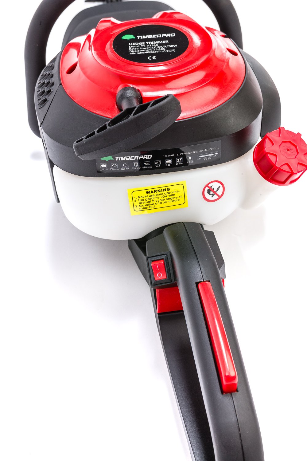 CCORTASETOS A GASOLINA 26CC, DOBLE CUCHILLA DE ACERO XXL 750 MM