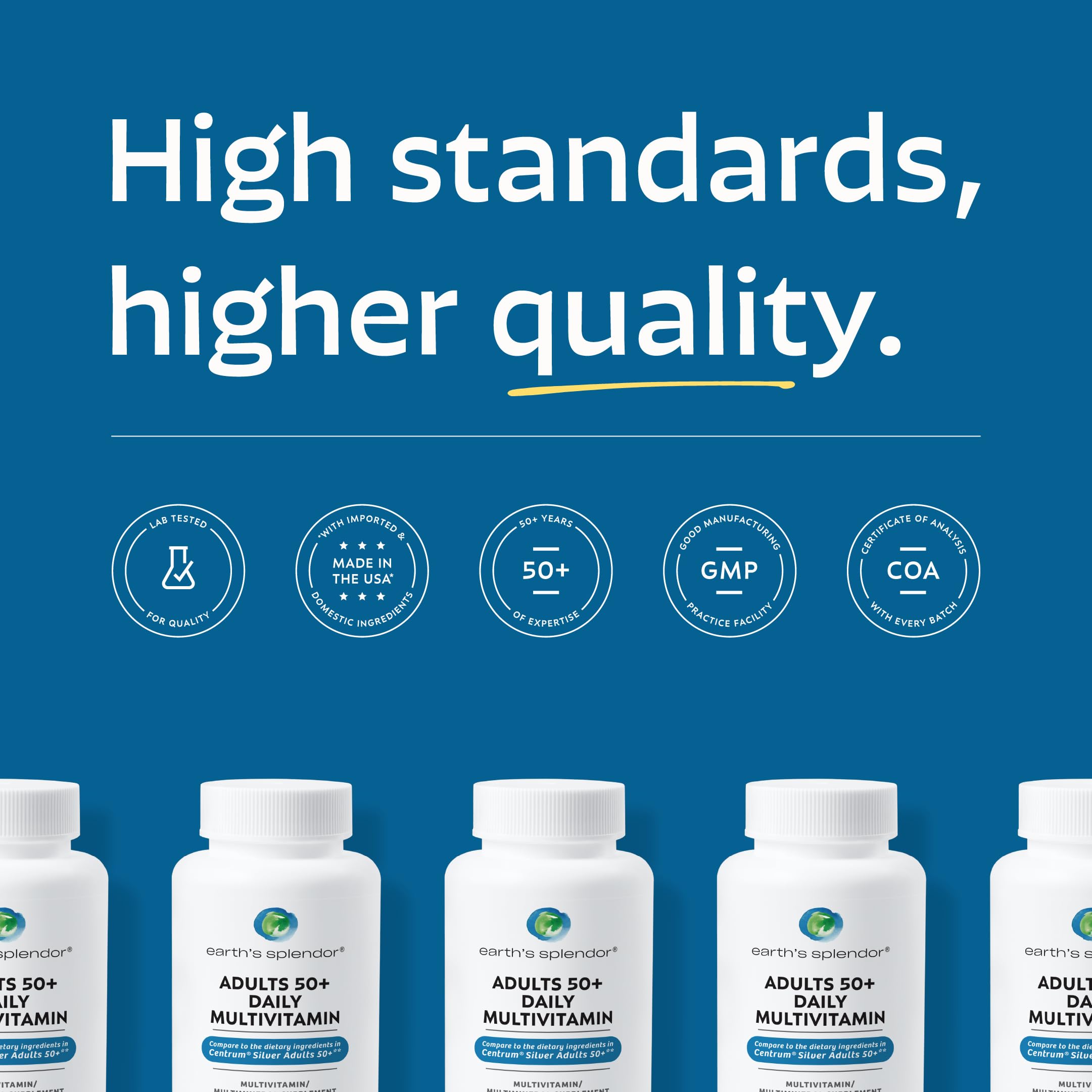 Adults 50Plus Multivitamin Daily Supplement 120 Day Supply — Amazon image 6