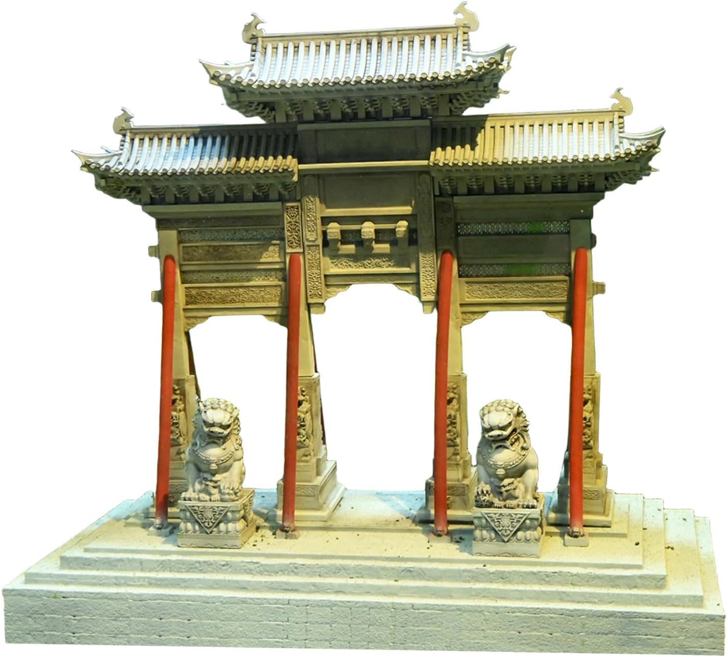 Aquarium Resin Building Decoration Creative Decorative Sturdy Realistic Gift