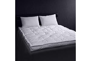Luxurious Goose Down Mattress Topper for a King-Sized Bed