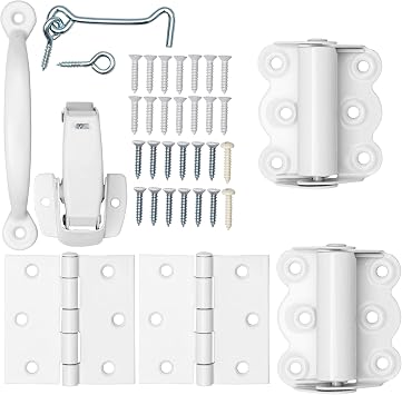 Ideal Security Screen Door Kit, White