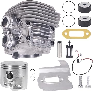 TS410 Cylinder Kit for Stihl TS420 TS 410 420 Cut-Off Saw 50mm | 4238 020 1202 TS420 Cylinder Kit with 4238 430 0500 Stop Switch with Wires for Stihl TS410 TS420 TS 410 420 Cut-Off Saw 50mm