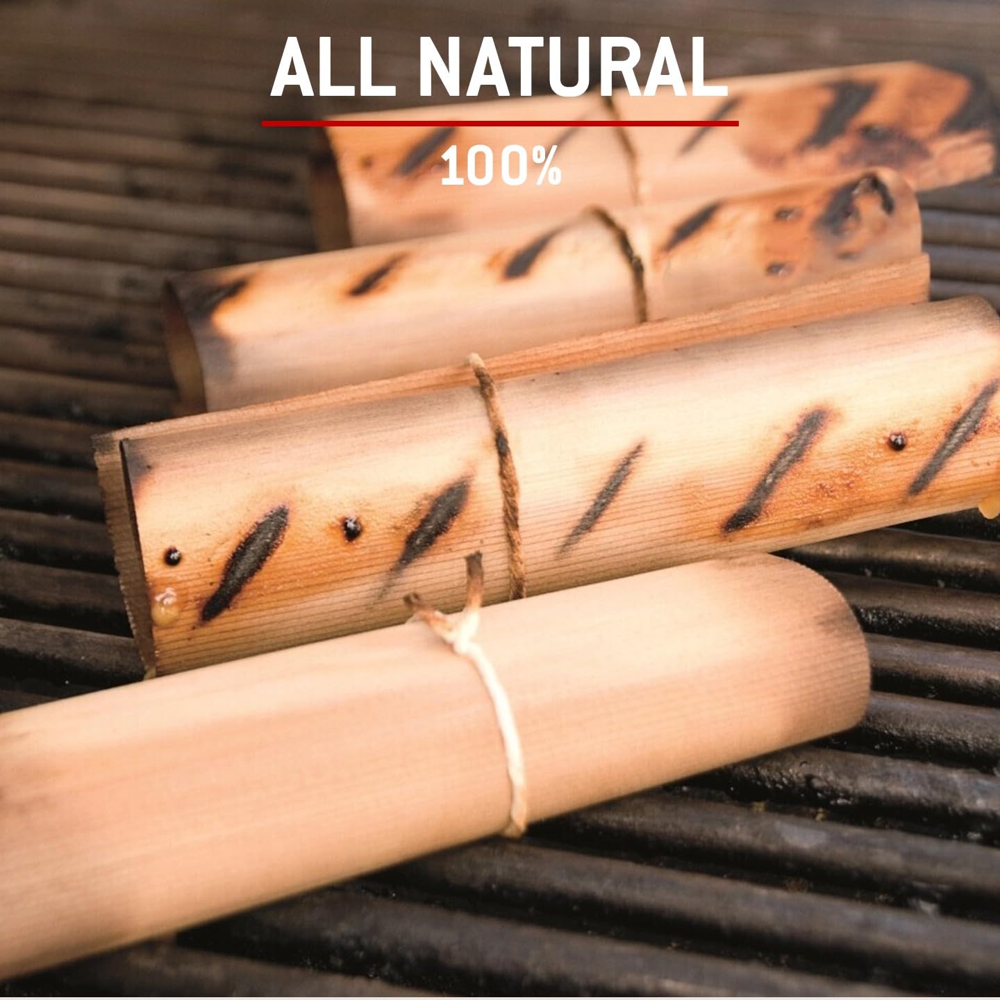 Weber Drewniane okłady z drewna wiśniowego (8 sztuk) – cienkie, delikatne okłady z drewna wiśniowego, do owijania grillowanych potraw, delikatny aromat dymu, 100% naturalne drewno (17628)