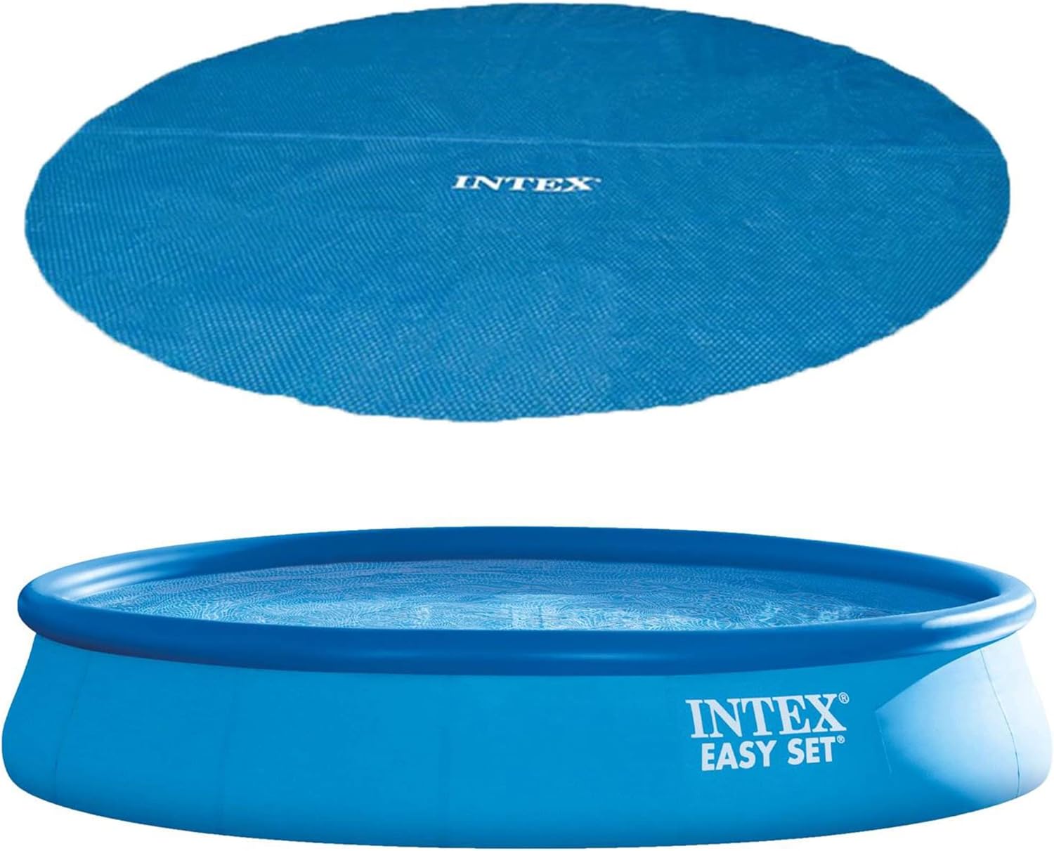 Intex 15ft x 33in Above Ground Swimming Pool, Filter Pump and Vinyl