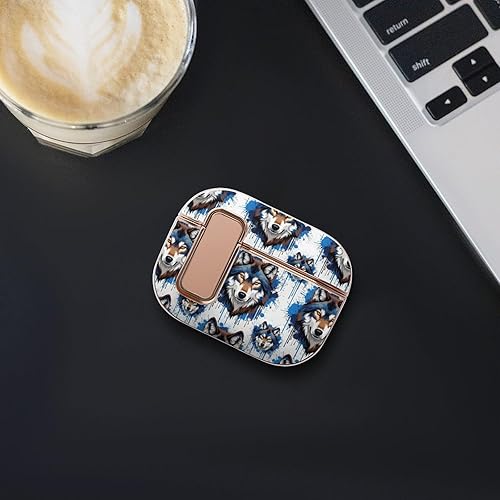 Miniatura 7 de Headphone Cover Compatible with Airpods Pro 2 Case Wolf, Plastic, with Lock, Shockproof Protective