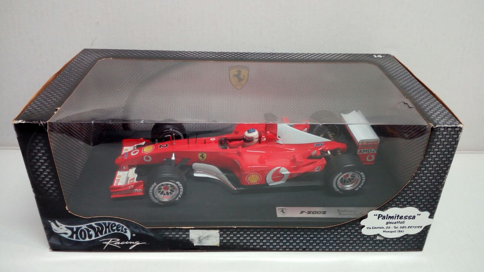 FERRARI F2002 GP 2002 R. BARRICHELLO HOTWHEELS 54619 1:43 de refere