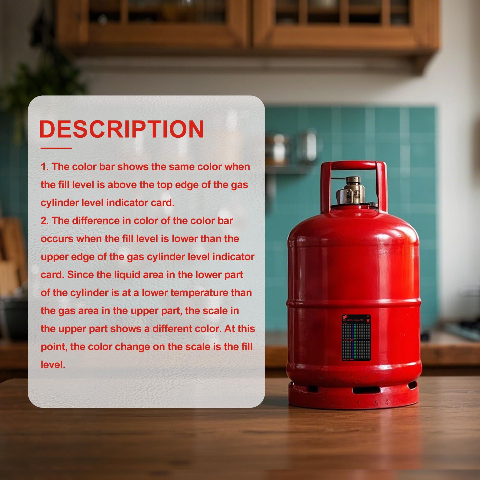 KXVXXV 2 x bombole di gas, indicatore di livello di riempimento, indicatore di gas magnetico, indicatore di gas per gas propano, casa, camper, bombole di gas butano