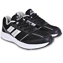 Seaga Men Running Sports Shoes | Super Soft Breathable Casual Sneakers for Men | Anti-Skid Sole | Cushioned Insole | Lightweight & Daily Wear Shoes (Black::Silver, UK Footwear Size System, Adult, Men, Numeric, Medium, 6) gallery image