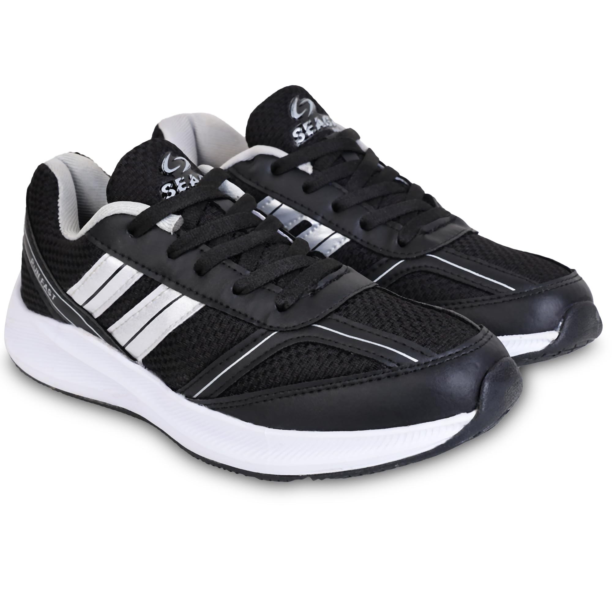 Seaga Men Running Sports Shoes | Super Soft Breathable Casual Sneakers for Men | Anti-Skid Sole | Cushioned Insole | Lightweight Shoes-image-4