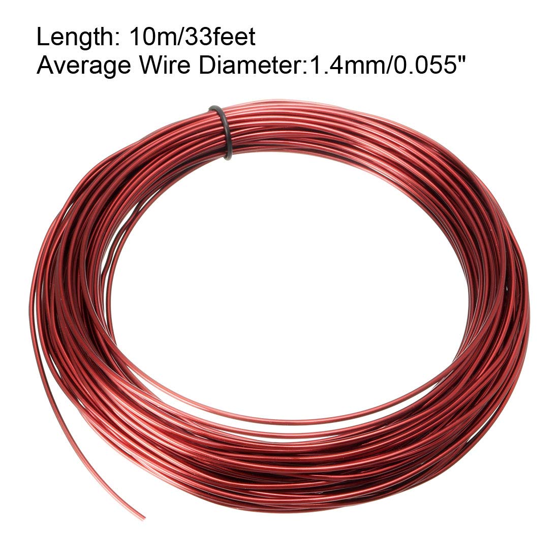 Magnet Wire, Heavy Build Enameled Copper Wire, 16 AWG, 5.0 Lbs, 625' Length, 0.0538