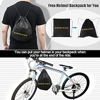 KINGLEAD Kerékpáros Bukósisak Levehető Mágneses Napellenzővel, USB Hátsó Világítással, Állítható Méret 57-62cm, Unisex MTB Sisak - Black 9