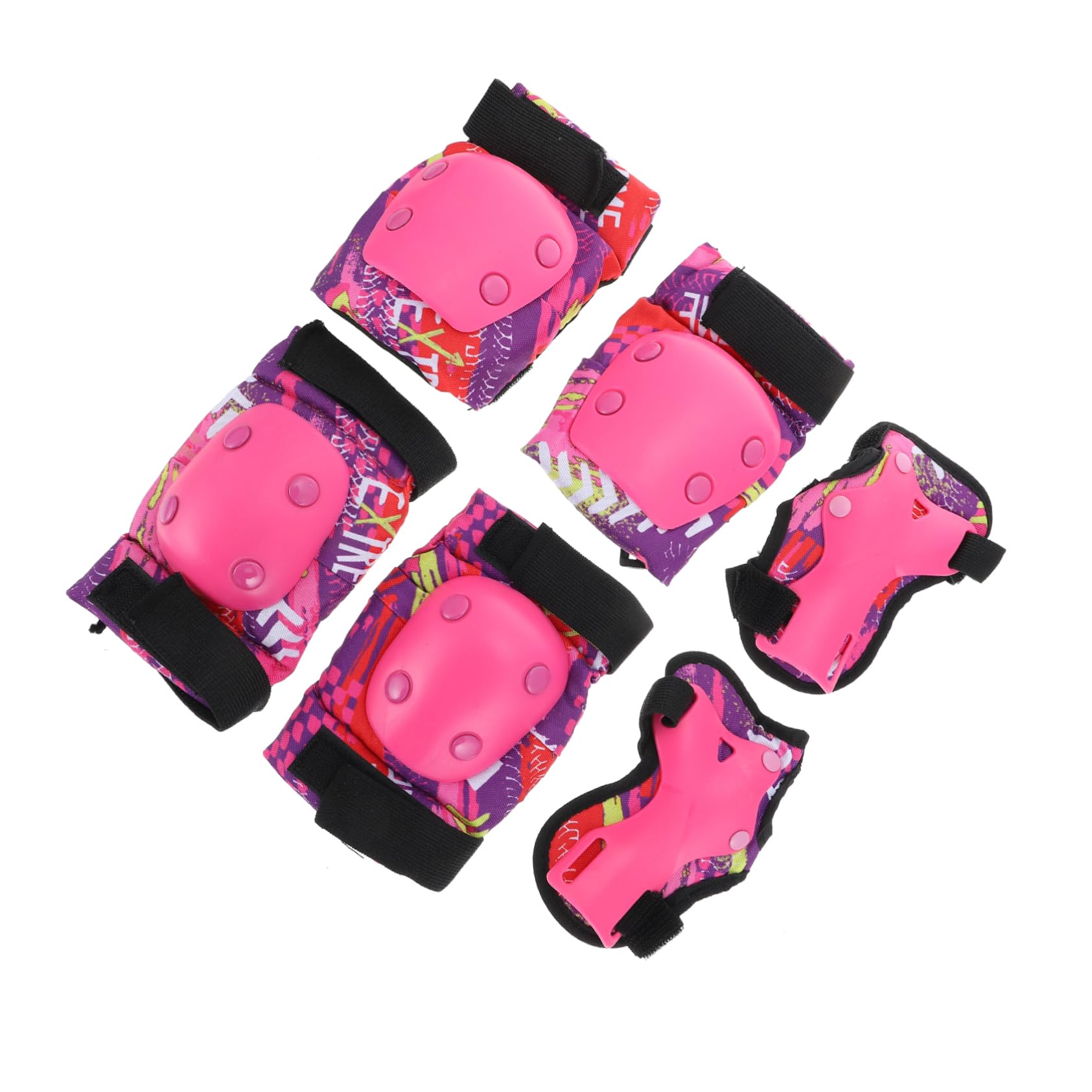 VICASKY 1Set Protective Gear Thickened Knee Pads Elbow Guards for Ergonomic Design Fit for Roller Skating Biking and Outdoor Sports Suitable for Ages