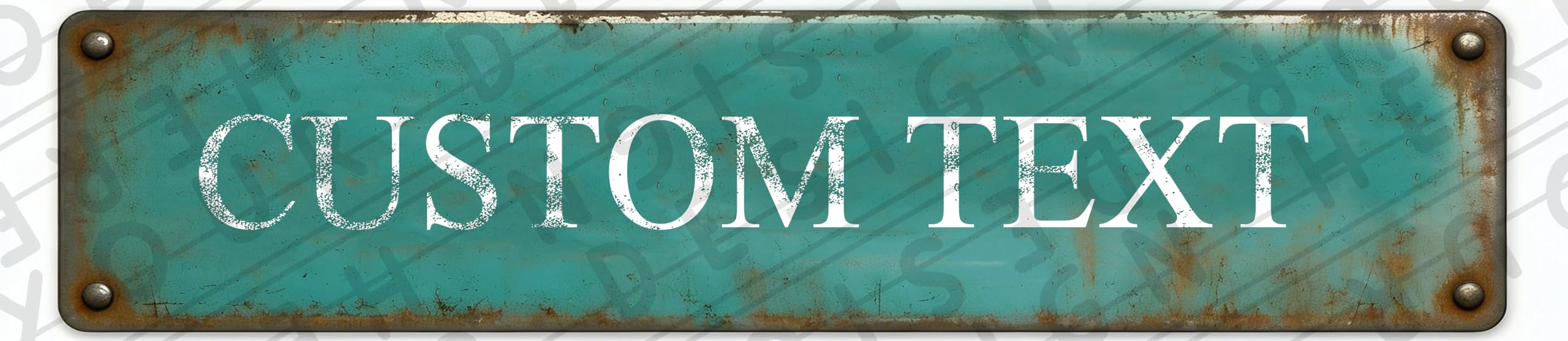 Nggbbdygb Black-11 Custom Aluminum Sign 16X4 Personalized Text Image For Store Office Business Decor